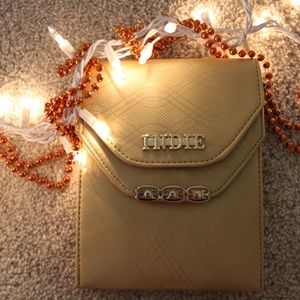 INDIE Dull Gold Handbag with Golden buckles!!